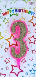 Свічка розове золото 3