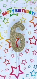 Свічка золота з ніжкою 6